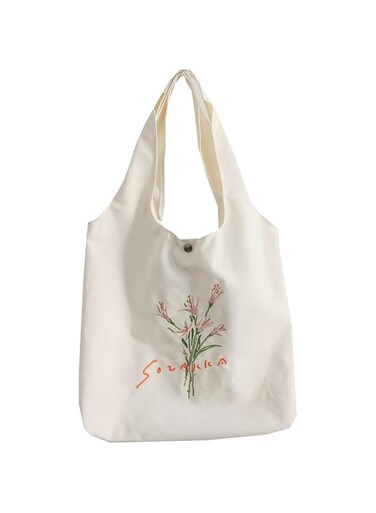 MAKINGTEC Women Canvas Tote Bag for Women Girls Kids School Shoulder Bag, MAKINGTEC with Zipper Work Beach Lunch Travel and Shopping Grocery Bag for Mother's Day Teacher Eco Friendly Washable Trendy