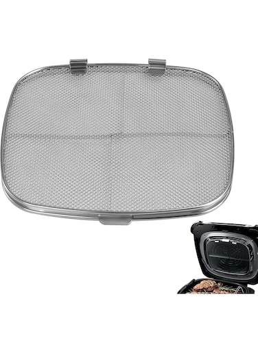 Splatter Shield for Ninja Foodi AG301, Accessories for Ninja Foodi 5-in-1 Indoor Grill, Stainless Steel Fine Mesh Splatter Screen
