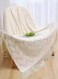 1-Piece Lightweight All Season Blanket Sofa Blanket Summer Blanket Acrylic Fiber Off-White 180x130 cm