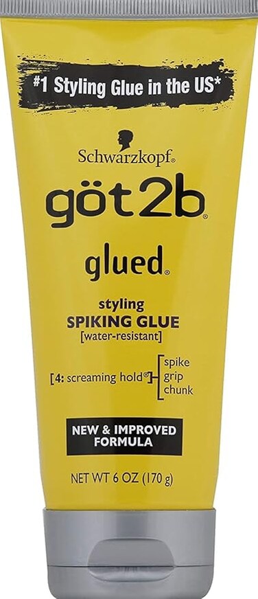 Got2b Glued Spiking Glue, Styling, Original, 6 oz.
