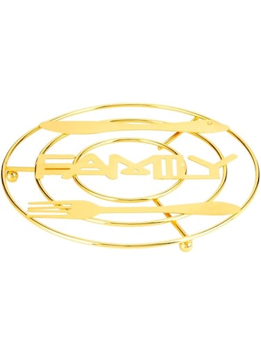 AKDC Hot Pot Stand 20Cm X 20Cm X 1Cm Golden