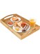 Greenco Rectangle Bamboo Butler Serving Tray With Handles