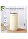 Stainless Steel Coffee Cup - Insulated Travel Mug for Men &amp; Women, Leak-Proof Lid, Double-Wall Vacuum, Hot &amp; Cold Beverage Tumbler, 304 Grade, Stylish &amp; Durable Water Bottle, 320ml, Ivory White.