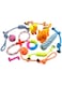 Arrangeli Dog Chewing Toys, Dog Rope Toys Pet Supply Grinding Teeth Toy with Durable Harmless Chew Teeth Training Teeth Clean Cotton Rope Toys for Medium Large Dog, 12 Packs