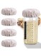 Pack Sourdough Starter Jar Covers Cloth - Reusable Linen Covers Cloth for Elastic Sourdough Starter Container, Unbleached Fabric Bread Fermentation Cover for Most 3-4 Inch Glass Mason-Jars