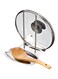 Steel Spoon And Lid Rest Silver 16x19.50x3cm