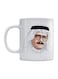 Talal Maddah Printed Ceramic Mug White/Beige/Black 350ml