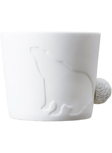 KINTO Mugtail Bear, White, 22773