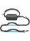 KOWVOWZ Hands Free Dog Leash with Zipper Pouch, Dual Padded Handles and Durable Bungee for Walking, Jogging and Running Your Dog (Large,25-120 Lbs, Black)