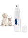 DELFINO Pet Nail File Grinder, Ultra Quiet Professional Nail Trimmer Low Noise Long Working Time Adjustable Most Powerful 2 in 1 for Small Medium Large Breed Dog Cat Grinder Clipper
