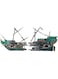 Penn-Plax Shipwreck Aquarium Decoration Ornament with Moving Masts, Lifeboat, and Bubble Action