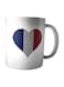 Print Printed Ceramic Mug White/Blue/Red
