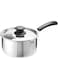 Raj Aluminium Saucepan With Cover, Large , Silver, 19.5 Cm, KSP00L, Tea Pan , Rice Pan , Sauce Pan , Milk Pan , Coffee Pan