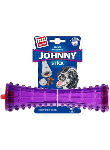 Gigwi Treat Dispenser Johnny Stick, Purple