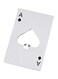 Card Size Bottle Opener Silver 3.35x2.17x0.05inch