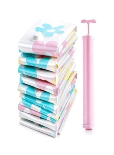 Premium Vacuum Storage Bags Set Multicolor 100x70cm