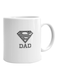 Dad Printed Mug White/Grey