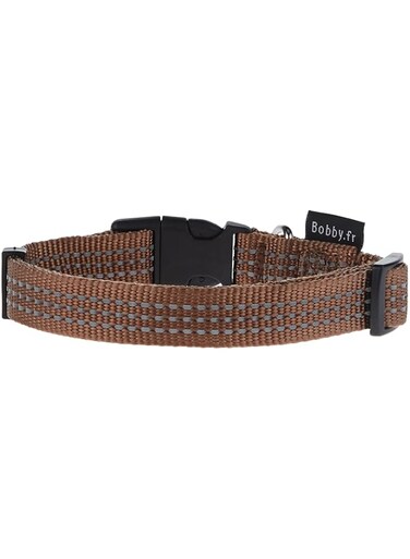 Bobby Safe Collar Brown Medium