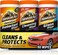 Armor All - 18782 Protectant, Glass and Cleaning Wipes, 30 Count Each (Pack of 3), Black