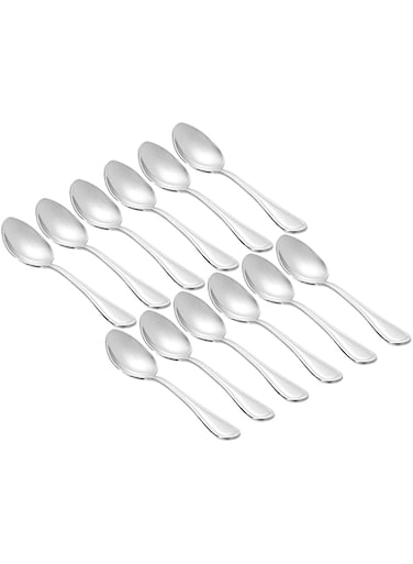 Wnk Windsor Dessert Spoon Set - 12 Pieces - Silver