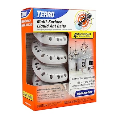 Terro Multi Surface Liquid with Adhesive Strips for Discreet Baiting, Multicolor, t334, Ant Bait