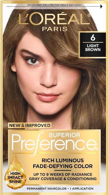 L'Or&eacute;al Paris L'Or&eacute;al Superior Preference - 6 Light Brown (Natural) 1 Each