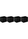 Ikea DRONA BLACK Storage Box - 33 x 38 x 33 cm - for EXPEDIT Shelving Unit - SET OF FOUR