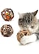 2 pcs Catnip Toys, Natural Rattan Sticks Catnip Balls and Bell Balls, Indoor Sounding MolarToys, Teeth Cleaning Chew Toys