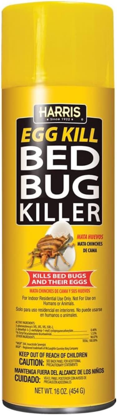 HARRIS Egg Kill Bed Bug Killer, White, 16 Ounce, EGG-16
