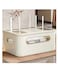 WiFi Router Storage Box，Hider Cord Management Container，Multi Function Cable Storage Box，Practical Router Box Set Top Box，for Home Office Router Cable WiFi Router (1 Layer, Apricot)