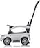Lovely Baby Push Ride-On Car for Kids,With Safety Bracket, Footrest, Leather Seat &amp; Storage Space, Ride On Car for Toddlers 1-4 Years (White)
