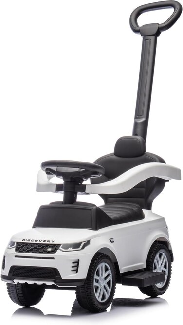 Lovely Baby Push Ride-On Car for Kids,With Safety Bracket, Footrest, Leather Seat &amp; Storage Space, Ride On Car for Toddlers 1-4 Years (White)
