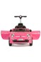 FIAT 500 Pushing Car Pink 3622