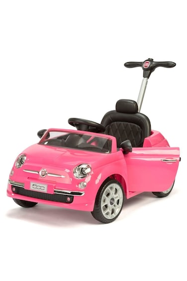 FIAT 500 Pushing Car Pink 3622