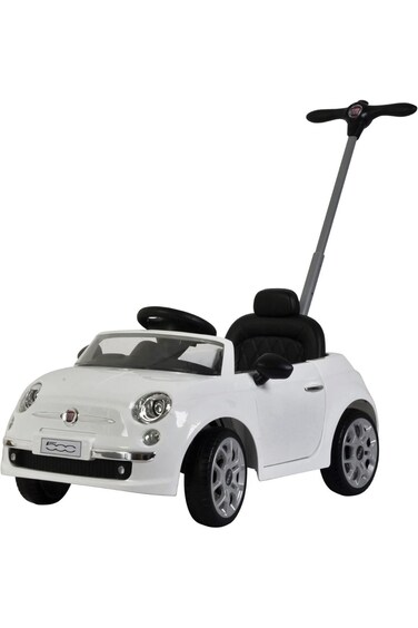 FIAT 500 Pushing Car White LB-3622