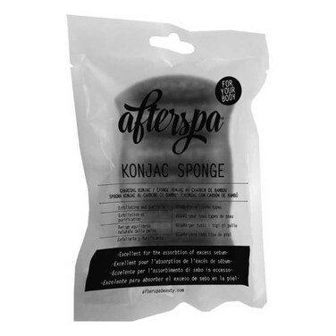 Afterspa Charcoal Konjac Sponge 1S