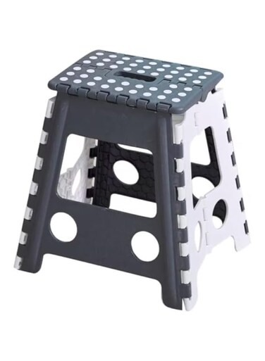 BPA Foldable Stool   16 Inches Non Slip Folding Step Stool for Kids and Adults with Handle   Heavy Duty Step Stools for Kitchen   Lightweight and Portable Folding Stool