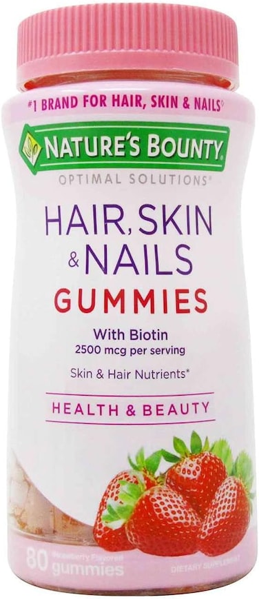 Nature's Bounty Hair, Skin &amp; Nails With Biotin 80 gummies