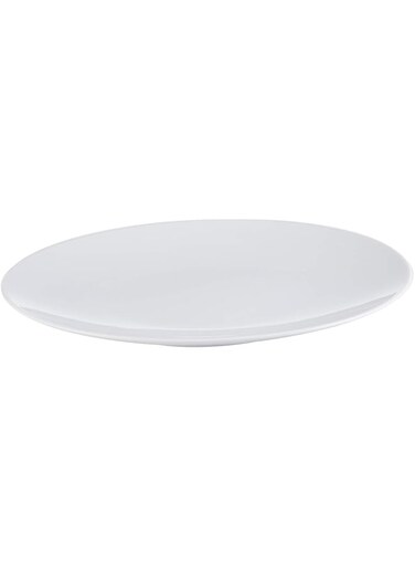 Ariane Style Oval Plate, White - 23 cm