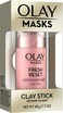 Olay Fresh Reset Pink Mineral Complex Clay Face Mask Stick, 1.7 oz