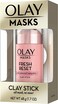Olay Fresh Reset Pink Mineral Complex Clay Face Mask Stick, 1.7 oz