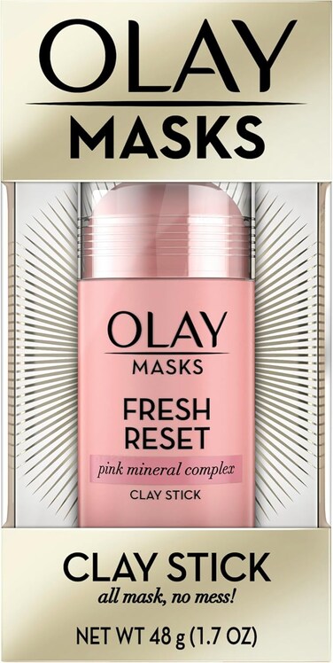 Olay Fresh Reset Pink Mineral Complex Clay Face Mask Stick, 1.7 oz