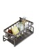 Steel Sink Organizer Rack Grey