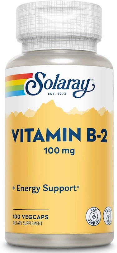 Solaray - Vitamin B2 100 Mg. Capsules