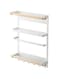 Yamazaki 2559 Tosca Rack, Steel/Wood, White
