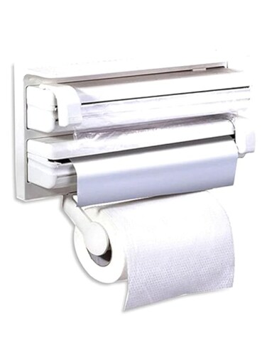 Dubai Gallery Triple Paper Dispenser White 38.5 X 19 X 7.5 Cmcm
