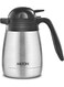 Carafe Flask 1 Litre (925 ml) Stainless Steel Water Bottle with Handle &acirc;&euro;&ldquo; Double-Walled Vacuum Insulated to Keep Drinks Hot or Cold for Long Hours, Rust-Free, Ideal for Tea &amp; Coffee &acirc;&euro;&ldquo; Silver