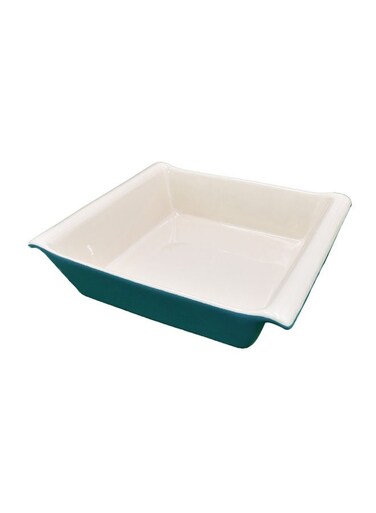 Rectangular Stonware Baking Dish White 20centimeter