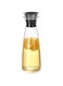 FOONEE glass water carafe with lid, 1 Litre with Stainless Steel Lid Borosilicate Water Jug, Fridge Water Pitcher Bottle Dispenser, Great For Juice, Lemonade, Iced Tea, Milk, Wine