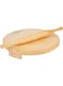 RAJ Wooden Rolling Pin and Board Ser, Chakla Belan, Brown, 11 Inches, WMC001,Chakla Belan, Roti Roller, Chapati Maker, Roti Maker, Tortilla Roller
